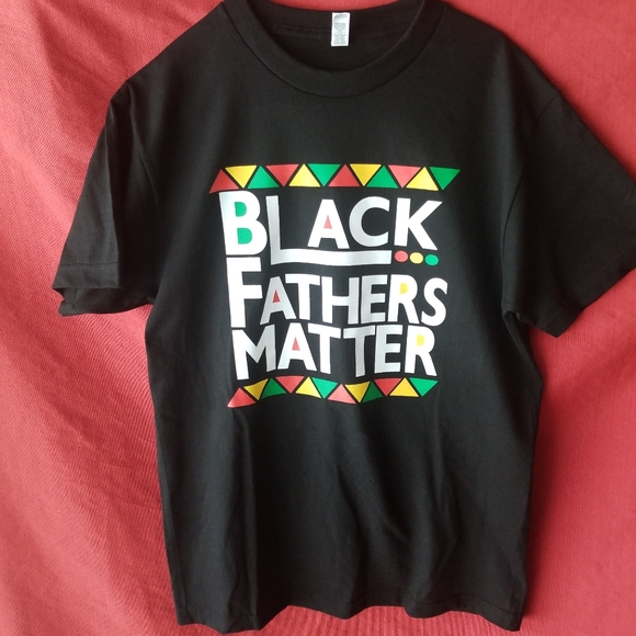 custom Personalized Other - Custom Black Fathers Matters Unisex Tee
